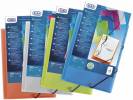 Plastmappe PP ELBA A4 koboltbl&Atilde;&yen; m/3 klapper & elastik