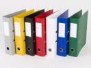 Brevordner hvid A4 75mm ryg metalskinne