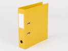 Brevordner Q-Line gul A4 metalskinne 75mm ryg