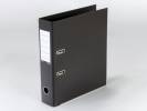 Brevordner sort A4 75mm ryg metalskinne