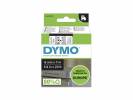 Tapekasette DYMO D1 Sort/Klar 6mmx7m