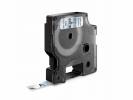 Tapekasette DYMO D1 Sort/Klar 9mmx7m
