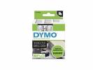 Tapekasette DYMO D1 Sort/Hvid 9mmx7m