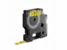 Tapekasette DYMO D1 Sort/Gul 9mmx7m