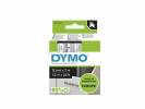 Tapekasette DYMO D1 Sort/Klar 12mmx7m