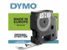 Tapekasette DYMO D1 Sort/Hvid 19mmx7m