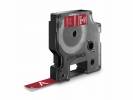 Labeltape DYMO D1 durable ekstra st&Atilde;&brvbar;rk 12mmx3m hvid p&Atilde;&yen; r&Atilde;&cedil;d