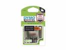 Labeltape DYMO D1 durable ekstra st&Atilde;&brvbar;rk 12mmx3m sort p&Atilde;&yen; orange