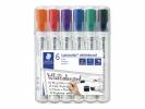 Whiteboardmarker Lumocolor 6stk/s&aelig;t ass. 2-5mm 351BWP-6