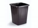 Affaldsspand DURABIN 90l firkantet genbrug sort