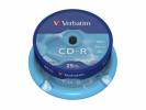 CD-R Verbatim 80min 700MB 52X 25stk/pak
