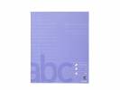Skoleh&Atilde;&brvbar;fte Bantex 17x21cm lin 18 linjer 32bl 70g lys lilla