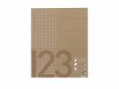 Skoleh&Atilde;&brvbar;fte Bantex 17x21cm kvad 10x10mm 32bl 70g brun