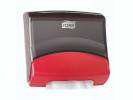 Dispenser Tork Performance W4 sort/r&oslash;d 654008