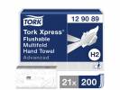 Papirh&Atilde;&yen;ndkl&Atilde;&brvbar;de Tork Xpress H2 Easy Flus 2-lags M-fold 4200stk/kar