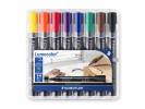 Marker STAEDTLER Lumocolor ass. 2-5mm skr&Atilde;&yen; spids 8stk/s&Atilde;&brvbar;t