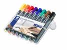 Marker STAEDTLER Lumocolor ass. 2mm rund spids 8stk/s&Atilde;&brvbar;t
