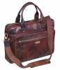 Computertaske Pierre Briefcase 2 Tonet brun/sort l&Atilde;&brvbar;der