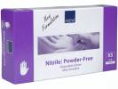 Nitrilhandske Ultra-Sensitive X-small transparent pudderfri 100stk/pak