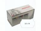 Etiket Meto 32x19mm hvid permanent kl&Atilde;&brvbar;b lim 2 1000stk/rul