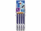 Fineliner Pilot FriXion 0,45mm bl&aring;, sort, r&oslash;d, gr&oslash;n 4stk