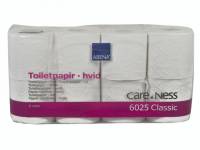 Toiletpapir Care-Ness 2-lags hvid 9,40cmx34,50m 64rul/kar
