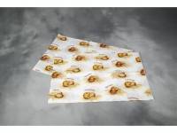 Fransk silke croissantpapir 40x60cm 10kg/pak hvid m/brun