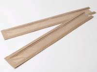 Flutespose med rude i brun 40g 100/45x655mm 500stk/pak