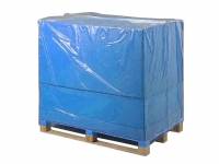 Plastikhætte LDPE blå til 1/1-palle 1300/1100x1700x0,035mm