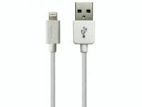 Kabel iPad/iPhone Sandberg hvid 1m Lightning kabel