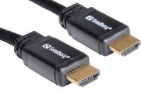 Kabel HDMI 2.0 Sandberg 2m sort 19M-19M 508-98