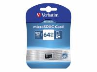 Micro SD card Verbatim 64GB XC 44014 PRO Class 10