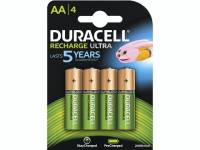 Batteri Duracell genopladelig AA 2400mAh 4stk/pak