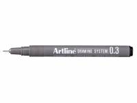 Drawingpen Artline EK233 0,3mm sort