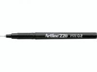 Fineliner Artline EK220 0,2mm sort