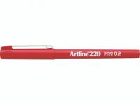 Fineliner Artline EK220 0,2mm rød