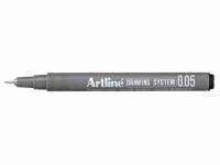 Fiberpen Artline EK2305 sort 0,05mm
