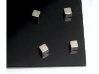 Magneter t/glastavle cube stål Super Strong 10x10mm 4stk/pak
