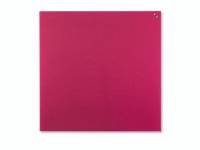 Glastavle Naga magnetisk 1000x1000mm rød