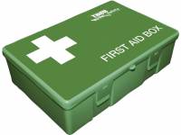 Førstehjælpskasse med indhold Thor grøn