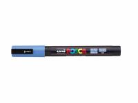 Paint marker Uni Posca PC-3M sky blue 0,9-1,3mm