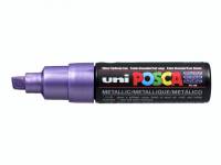 Paint marker Uni Posca PC-8K metallic violet 8mm