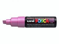 Paint marker Uni Posca PC-8K metallic pink 8mm