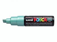 Paint marker Uni Posca PC-8K metallic green 8mm