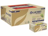 Håndklædeark Lucart T3 Natural 2-lags interfold 23,5x23cm 9cm 100% genbrugspapir