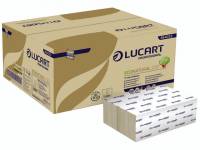 Håndklædeark Lucart T3 Natural 2-lags nonstop 24x20cm 8cm 100% genbrugspapir