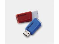 Store ´N´ Click USB Drive 32GB (2-pack) Red/Blue