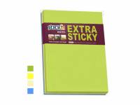 Notes Stick'N ekstra sticky 203x150mm 45 blade ass. 4blk/pak