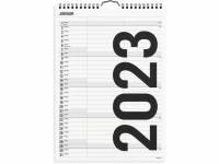 Familiekalender Black & White 2 kolonner 2023 0665 10