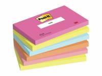 Post-it Super Sticky Notes 76mmx127mm 100ark/blk 6blk/pak Poptimistic farvekollektion